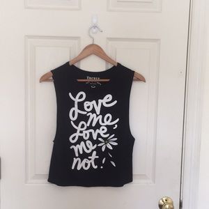 Decree “Love me, love me not” tank
